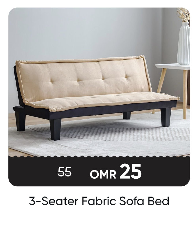 BRSO25-DOTD-3S Fabric Sofa Bed