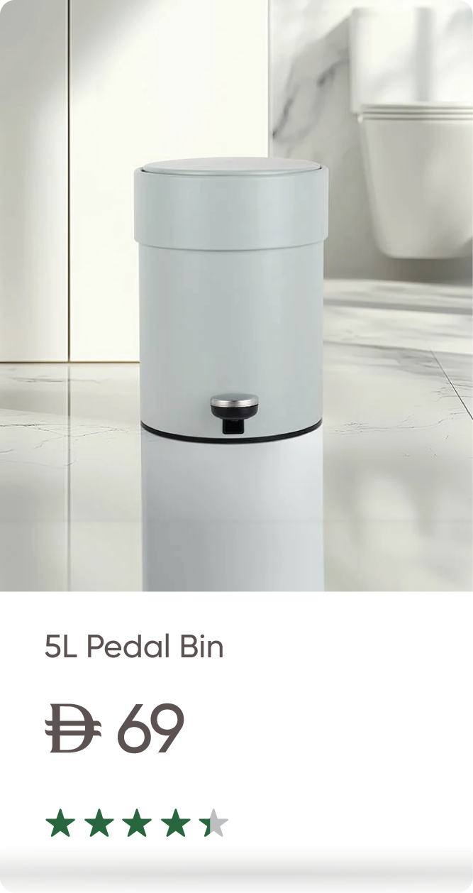 U25-Organizer B-Pedal Bin 5L