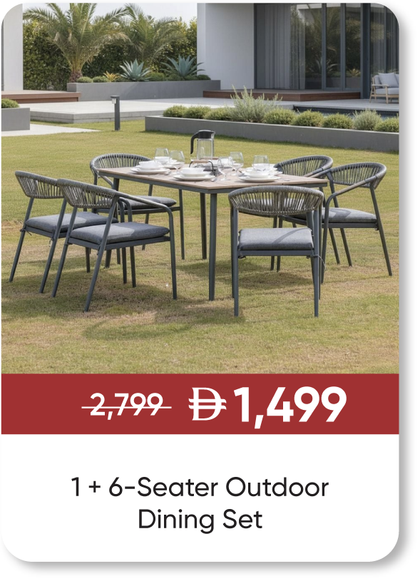 MRSU25-GLP-SD-1 + 6S OD Dining Set