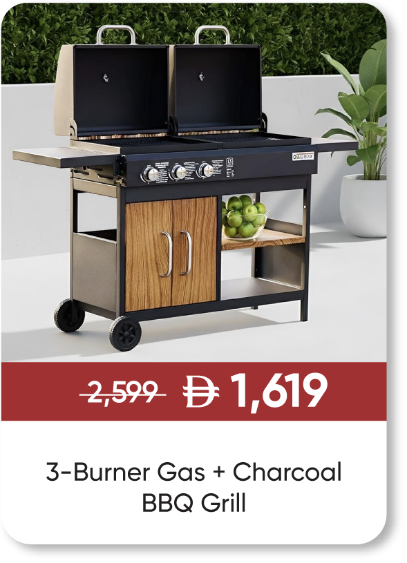 MRSU25-GLP-SD-3Burner Gas+BBQ Grill