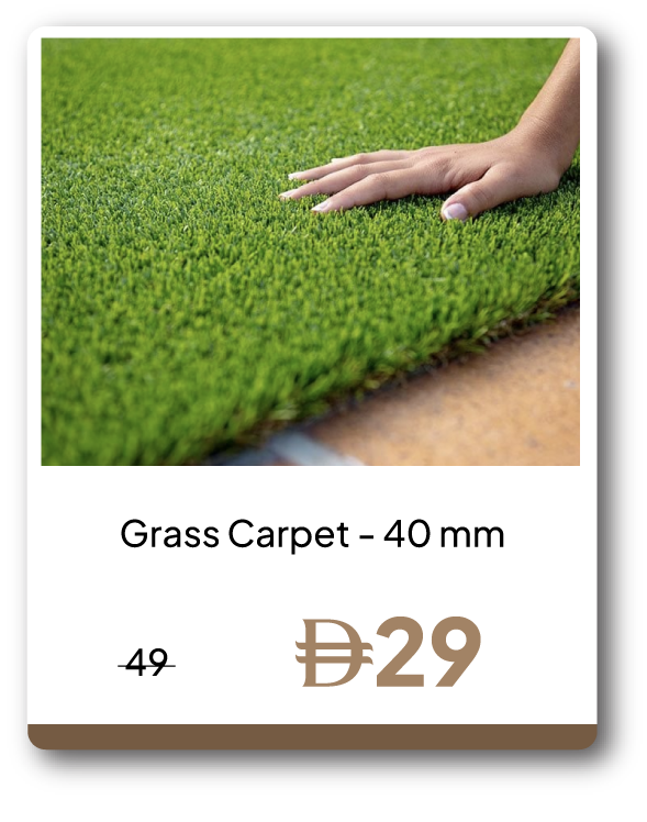 PRU26-GLP-SD-Grass Carpet - 40 mm
