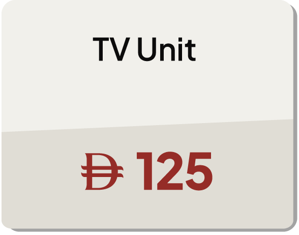 MRSU25-LR-CB-B-TV Unit