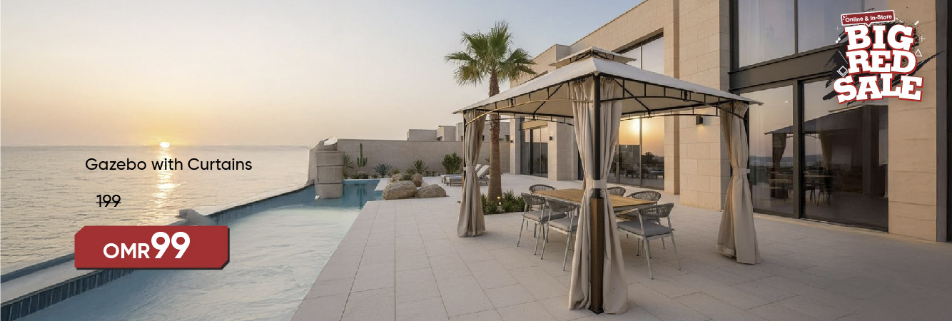 BRSO25-CB-OD-Gazebo with Curtains