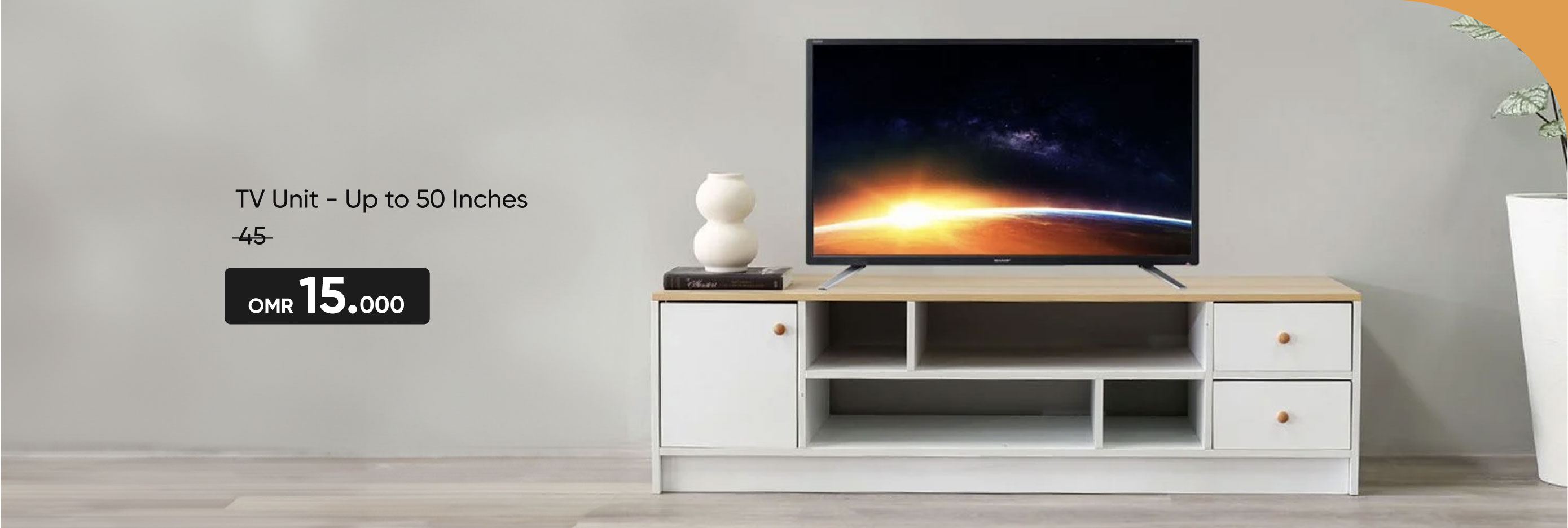 HFO25-FA-CB-TV Unit-Up to 50 Inches