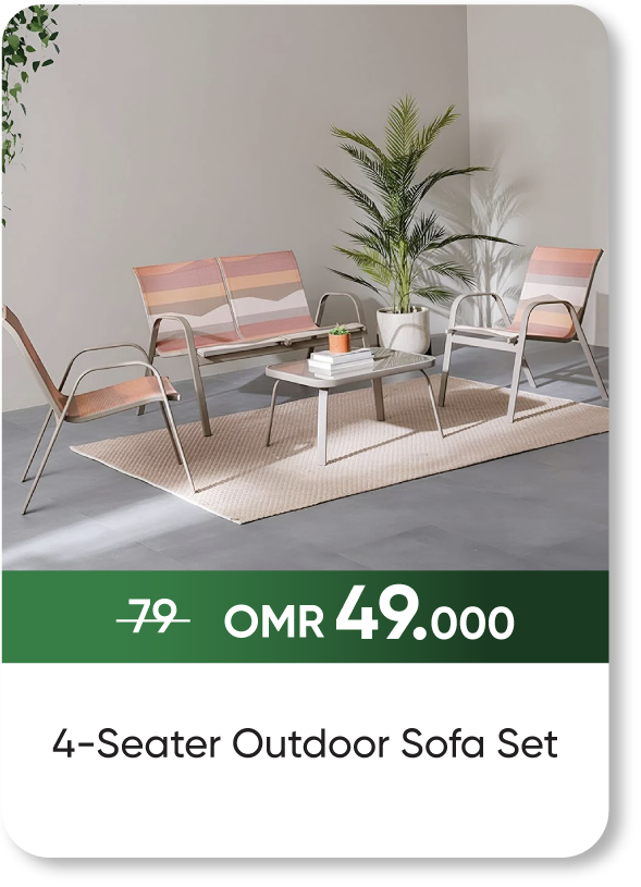 NDSO25-SD-4-Seater Outdoor Sofa Set