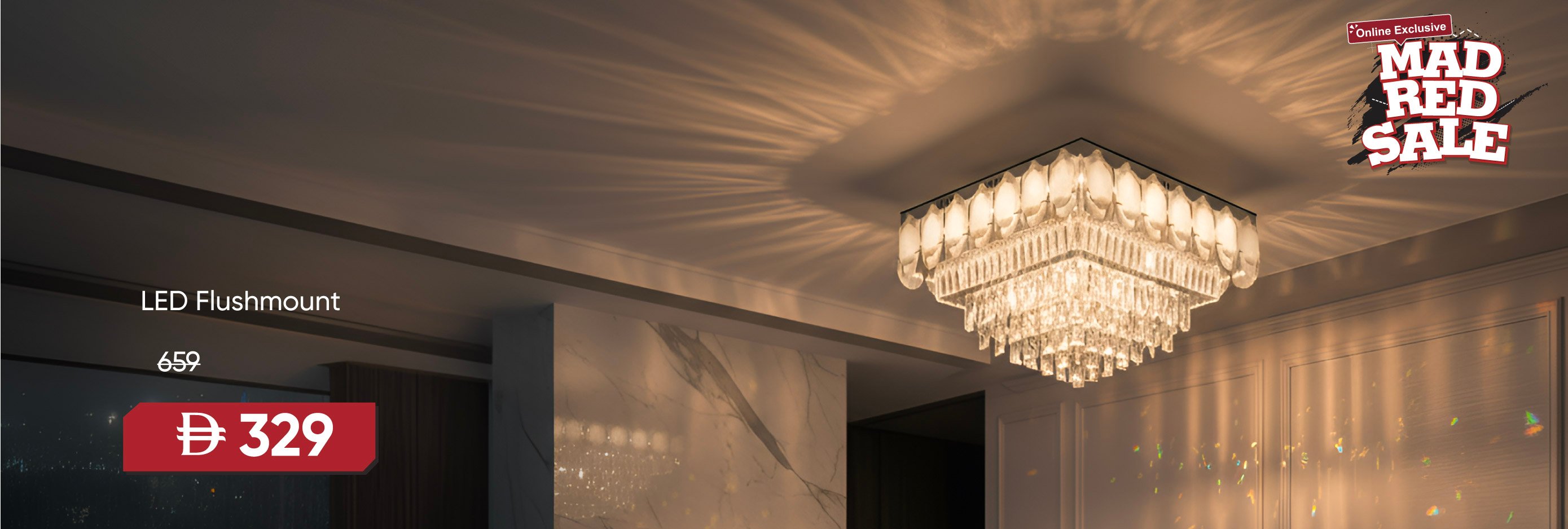 MRSU25-LT-CB-LED Flushmount