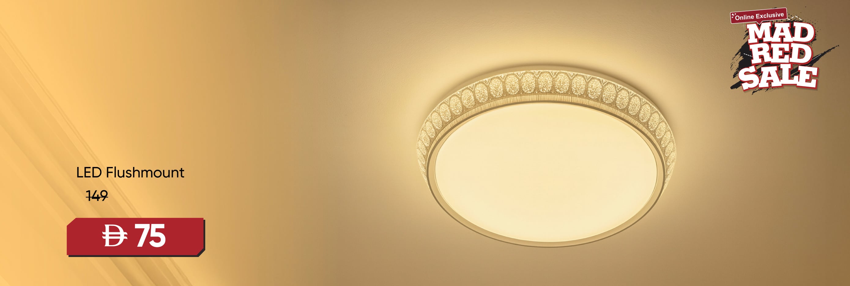 MRSSU25-LT-CB-LED Flushmount Maha