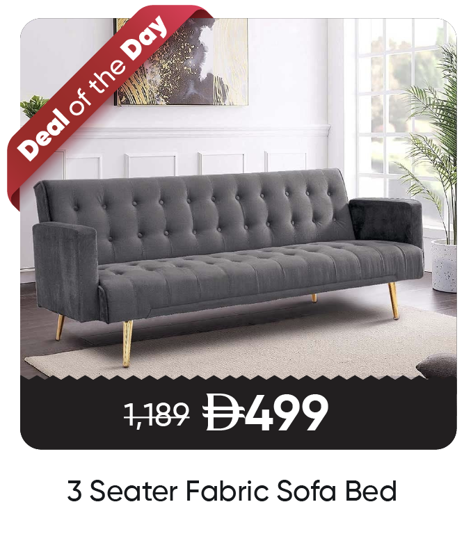 MRSU25-DOTD-3 Seater Fab Sofa Bed