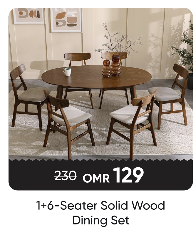 BRSO25-DOTD-1+6S So Wood Dining Set