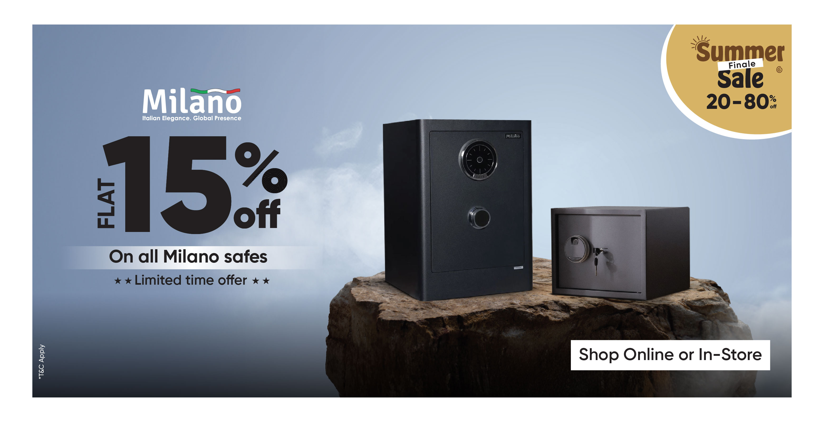 SFSO25-Offer B-Milano Safe 10% Off