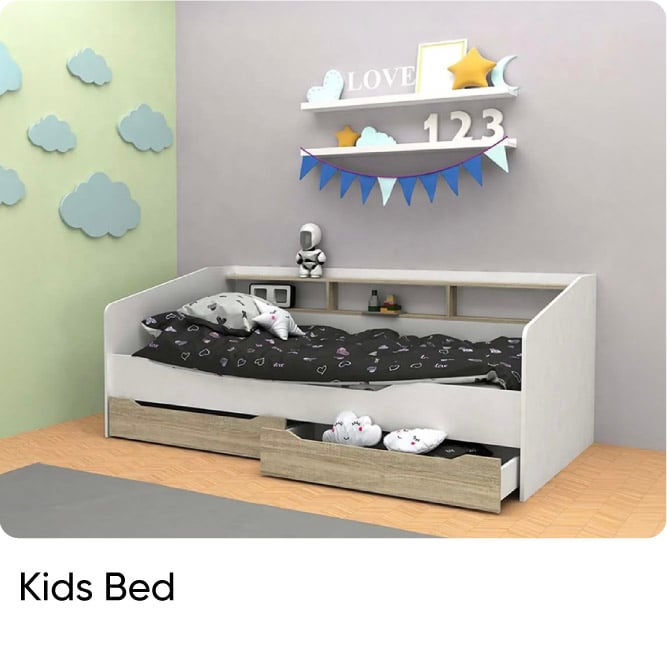 OM25-Kids-4B-Kids Bed