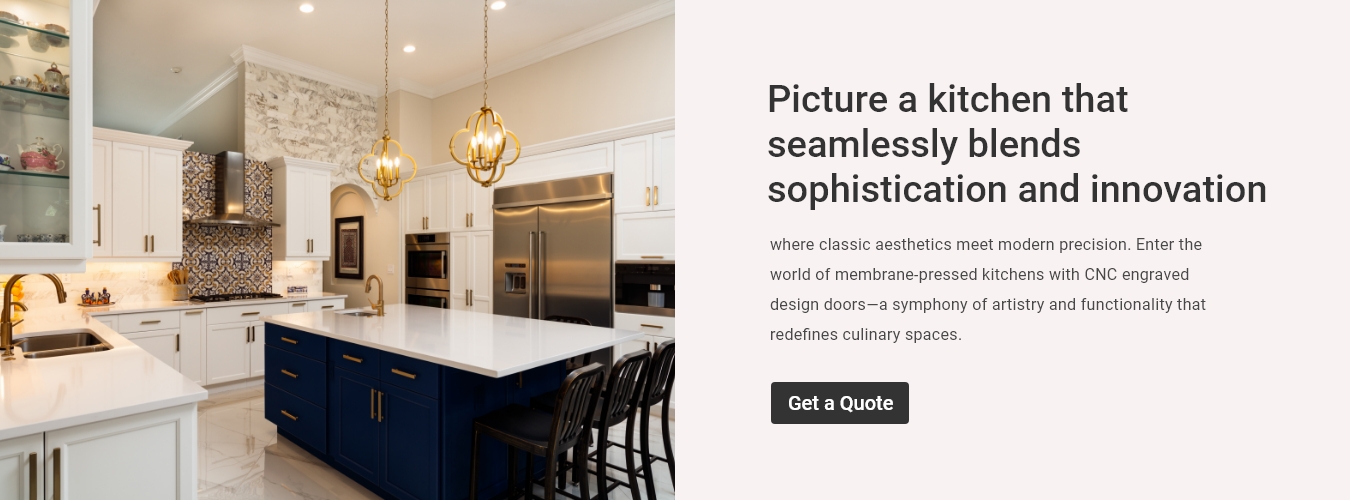 CK Picture a kitchen that seamlessly blends