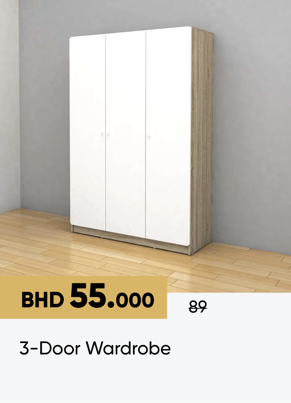 SFSB25-SD- 3-Door Wardrobe