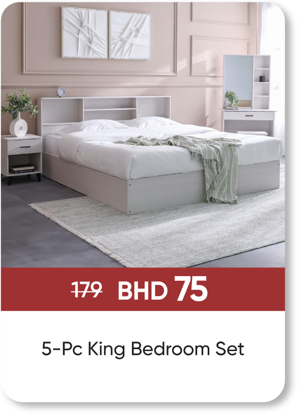 BRSB25-SD-5-Pc King Bedroom Set