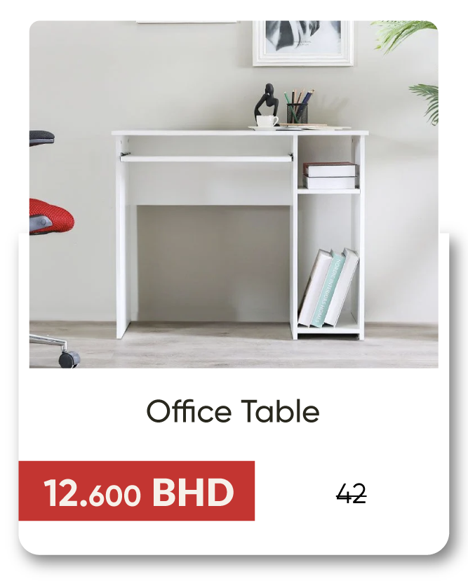 YESB25-SD-Amity Office Table-White