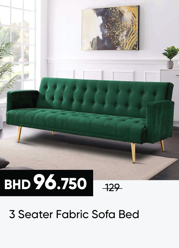 SSSB25-SD-3 Seater Fabric Sofa Bed 
