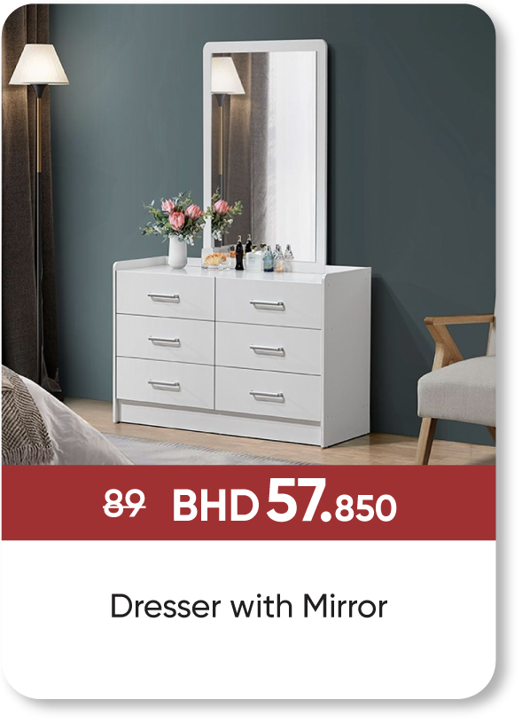 BRSB25-SD-Dresser with Mirror