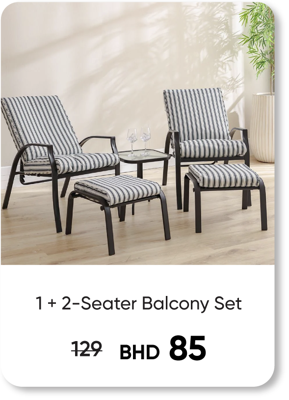 HFB25-SD-Valnes 1+2S Balcony Set