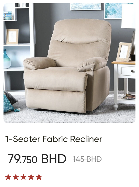 SSWB-SD-1-Seater Fab Recliner