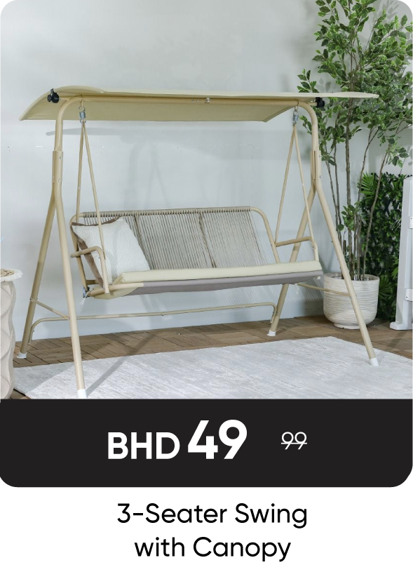 RSB-SD-3-Seater Swing with Canopy