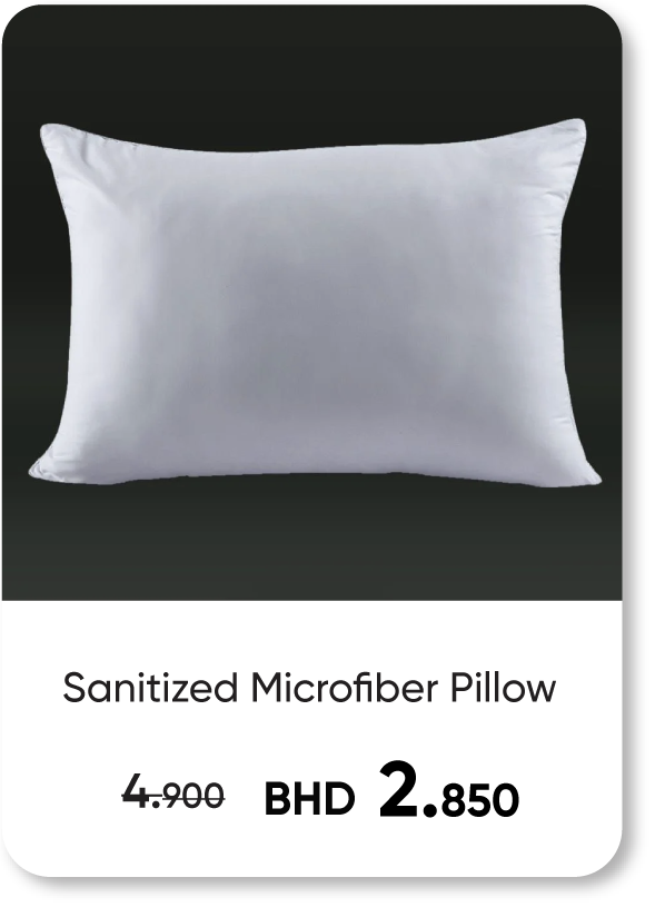 HFB25-SD-Sanitized Mcrofiber Pillow
