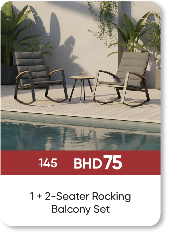 BRSB25-SD-1 + 2-Seater Balcony Set