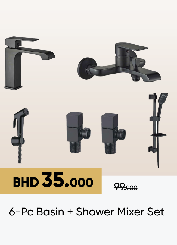 SFSB25-SD-6P Basin+Shower Mixer Set