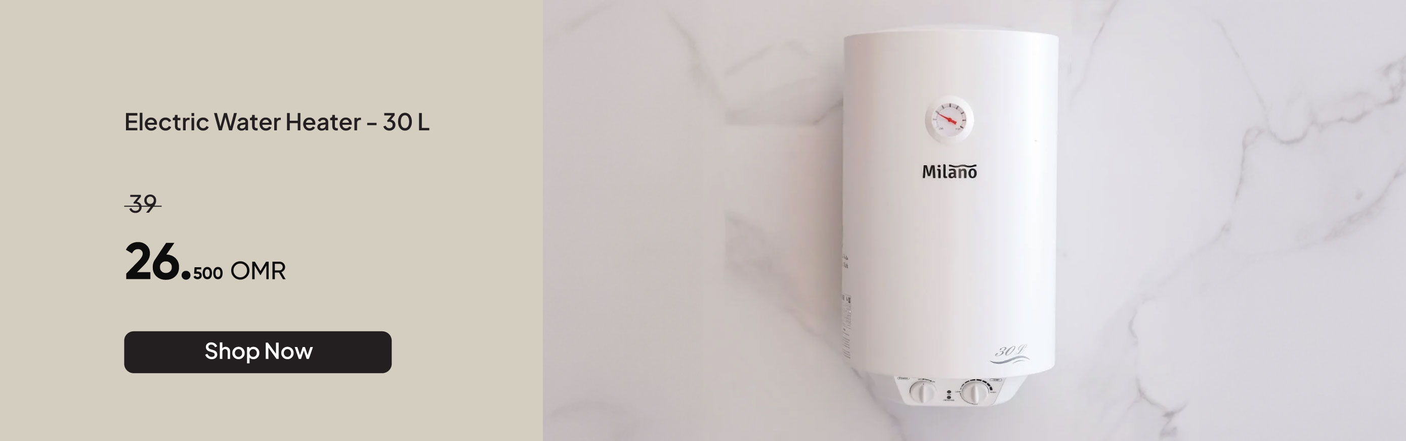 NYHRO26-ST-CB-ElectWaterHeater-30L