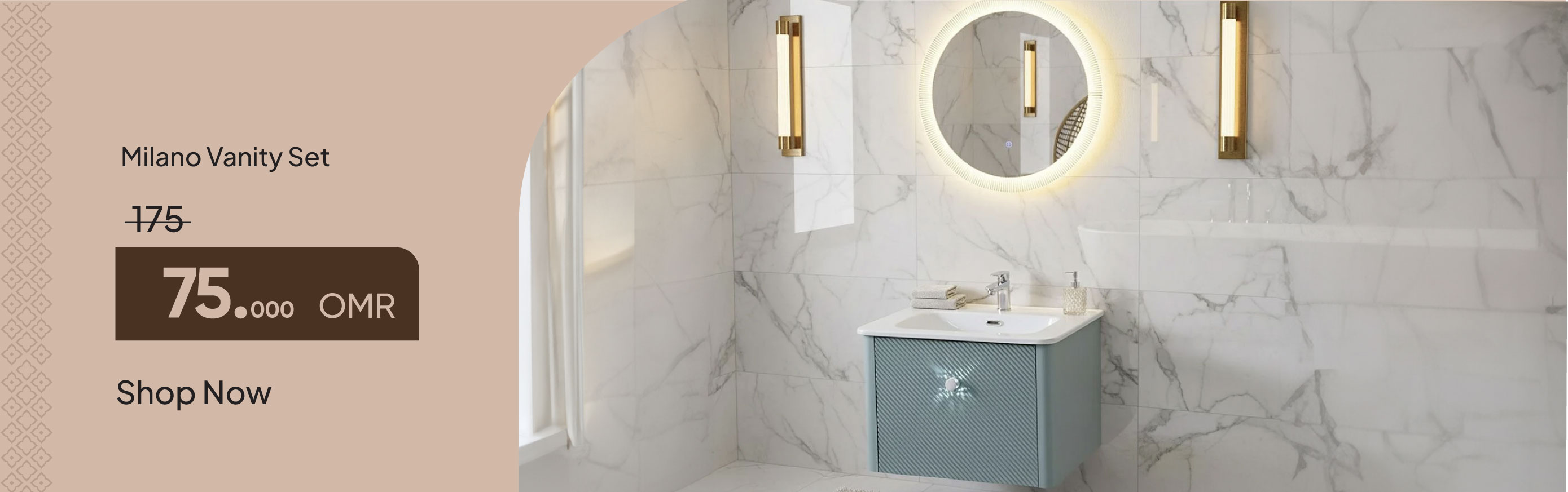 PRO26-ST-CB-Milano Vanity Set