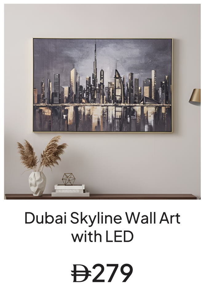 WArt-IR-MostLoved-Dubai Skyline Wal