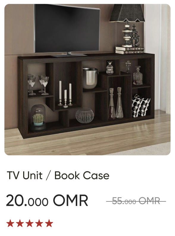 SSWO-SD-TV Unit / Book Case