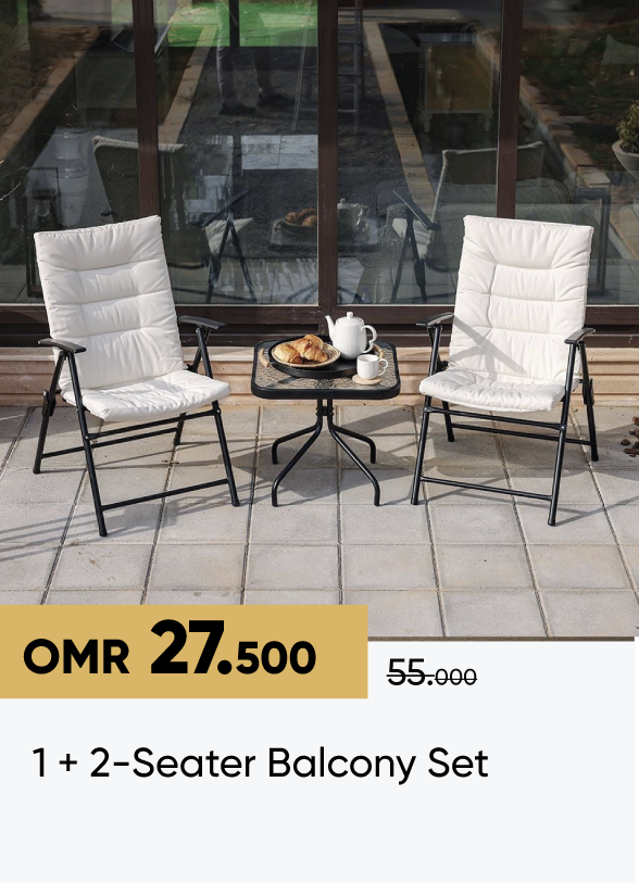 SFSO25-SD-1 + 2-Seater Balcony Set 