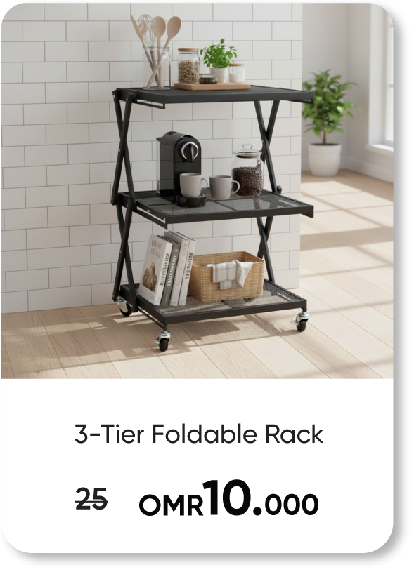 HFO25-SD-3-Tier Foldable Rack
