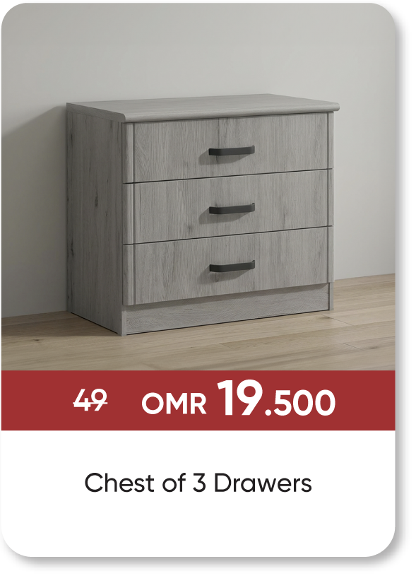 BRSO25-SD-Chest of 3 Drawers