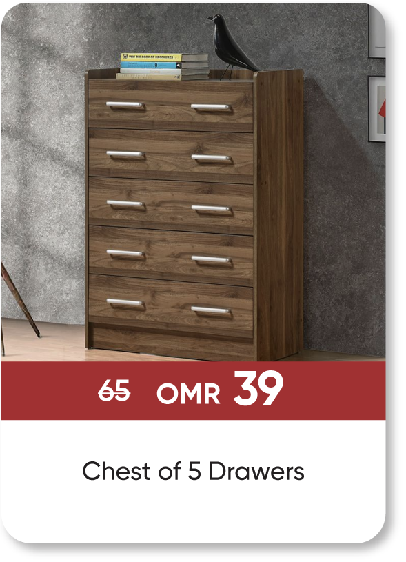 BRSO25-SD-Chest of 5 Drawer