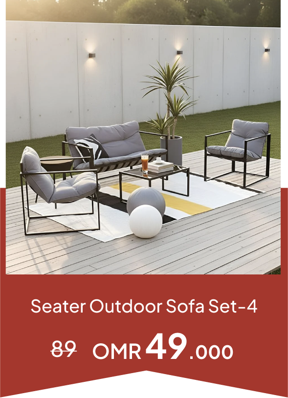 YECSO25-SD-4-Seater Outdoor SofaSet