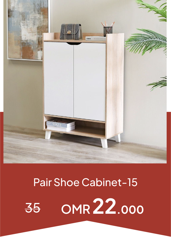 YECSO25-SD-15-Pair Shoe Cabinet