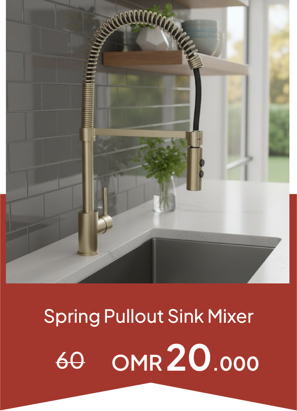 YECSO25-SD-Spring Pullout SinkMixer