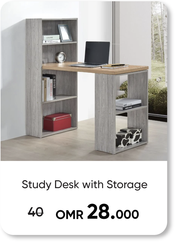 HFO25-SD-Study Desk with Storage