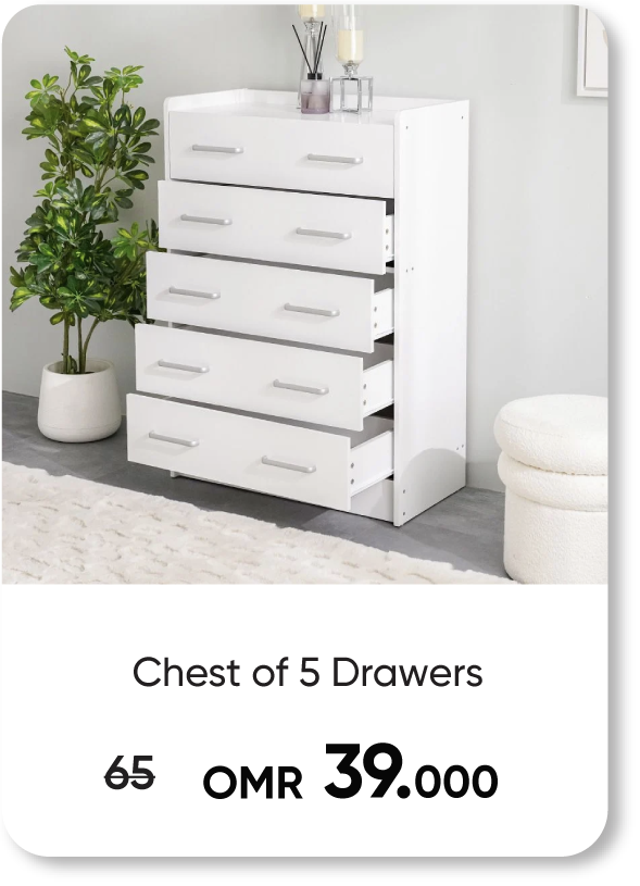 HFO25-SD-Chest of 5 Drawers