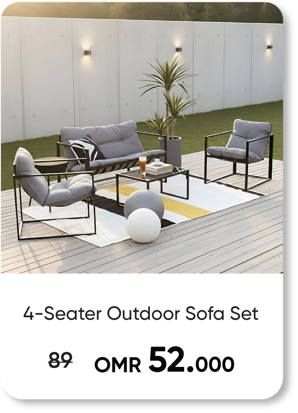HFO25-SD-4-Seater Outdoor Sofa Set