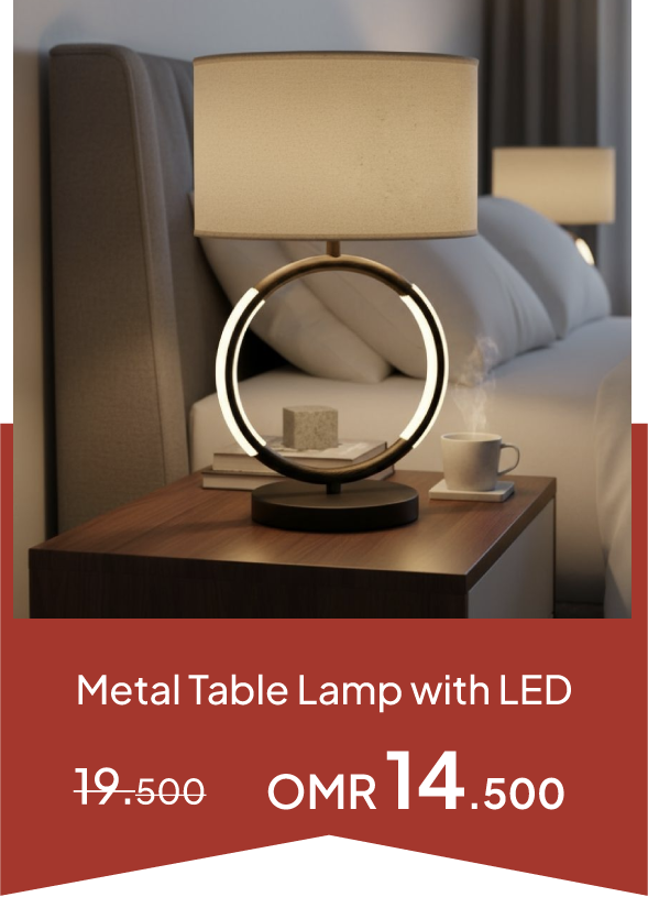 YECSO25-SD-Metal Table Lamp withLED