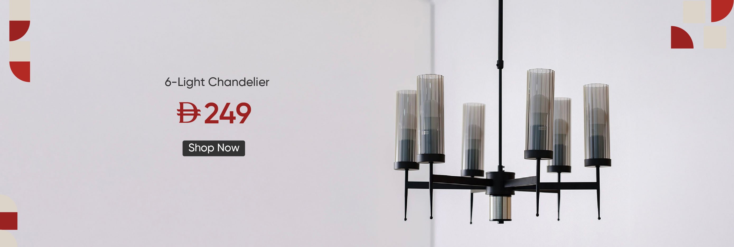 EHU-CB- 6-Light Chandelier