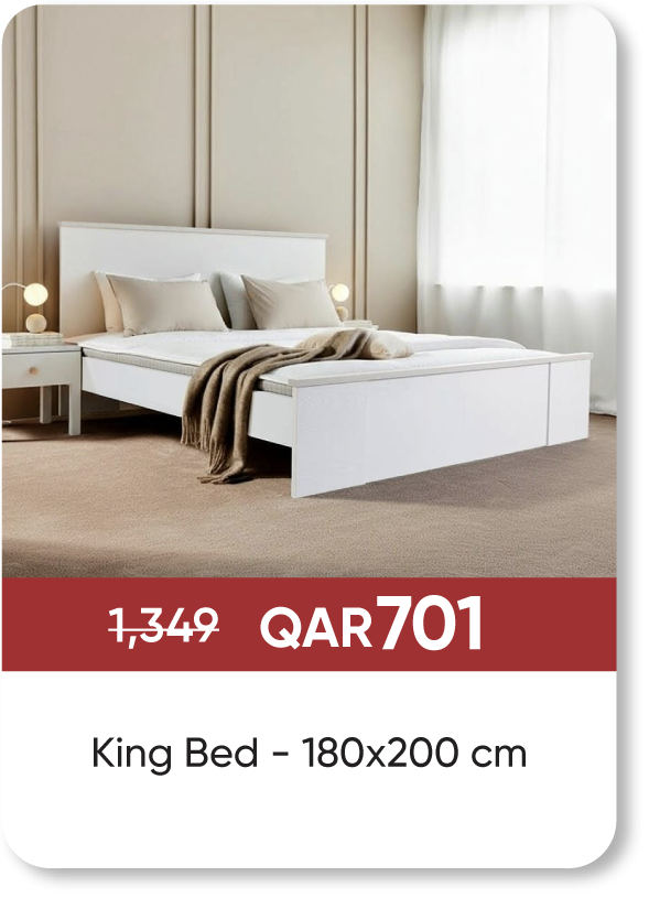 MSQ25-SD-King Bed - 180x200 cm
