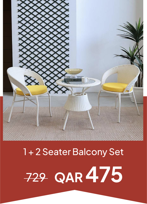 NYOQ25-SD-1 + 2 Seater Balcony Set
