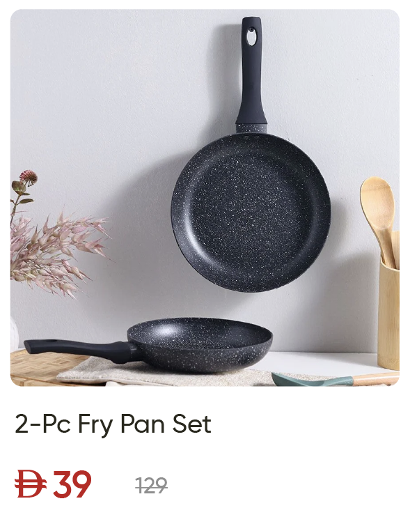 EHU-SD-2-Pc Fry Pan Set