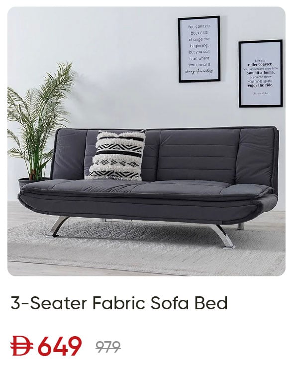 EHU-SD_3S Fabric Sofa Bed