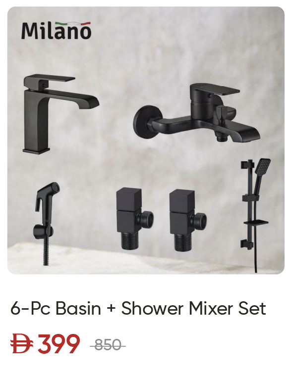 SSWU-SD-6P Basin+Shower Mixer Set