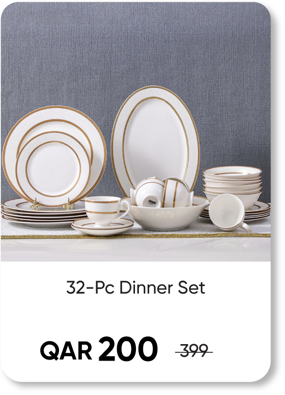 BOQ25-SD-32-Pc Dinner Set