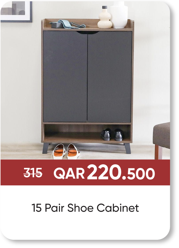 MSQ25-SD-15 Pair Shoe Cabinet